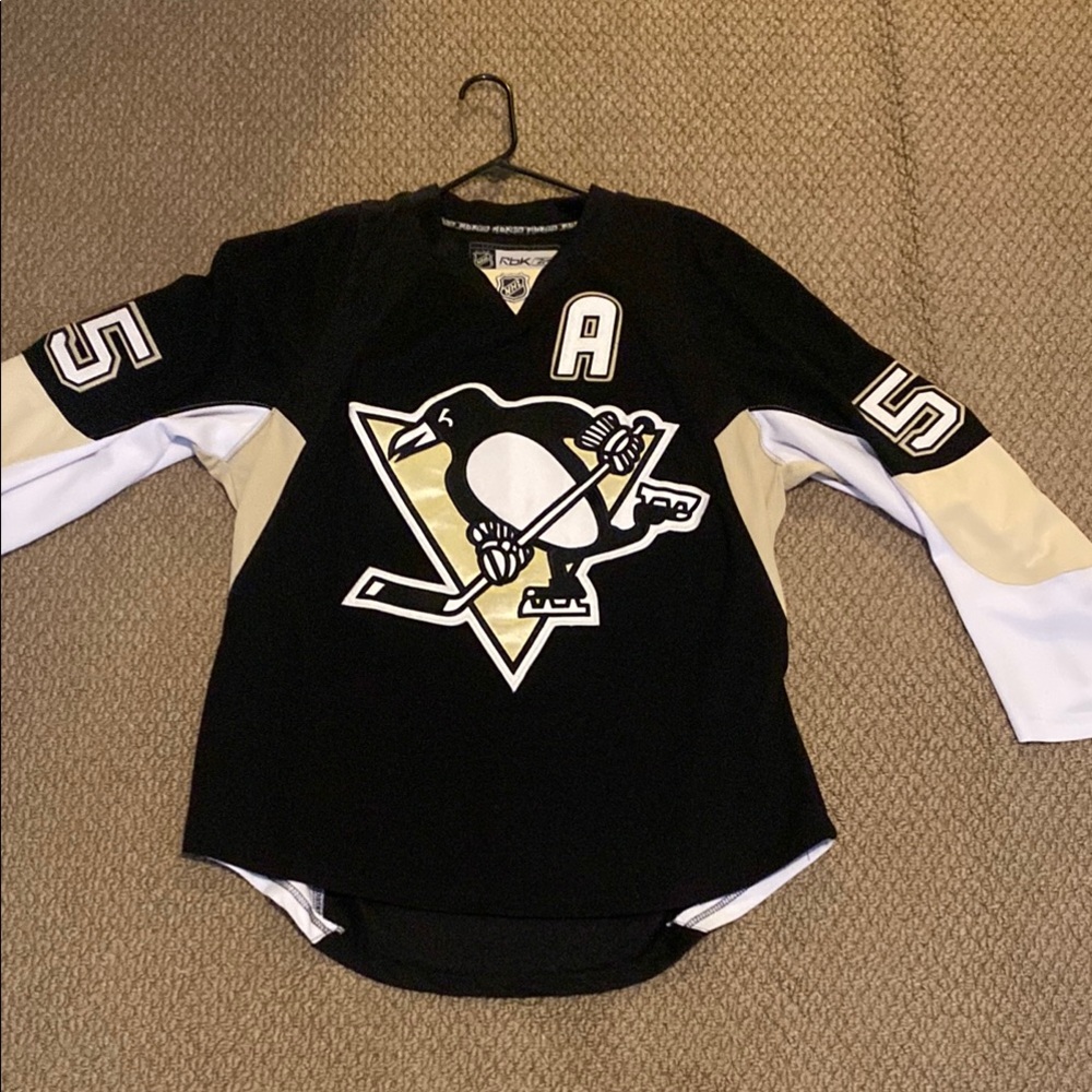 Black and White Hockey Jersey